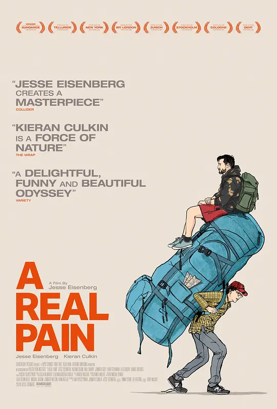 真正的痛苦（A Real Pain，2024）高清在线播放｜剧情喜剧电影完整版